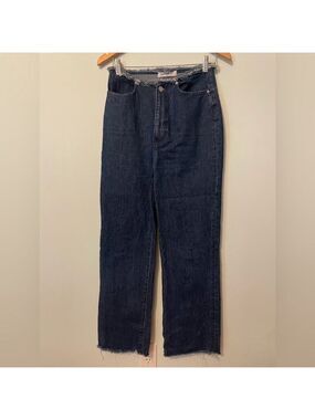 WeWoreWhat Revolve Fringe Jeans Size 26 Straight Leg